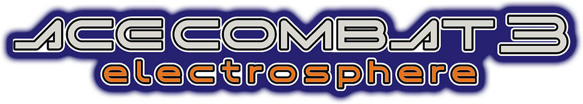Ace Combat 3 Electrosphere logo for Playstation